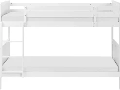 Køjeseng Fyretræ ALBON 90 x 200 cm Hvid