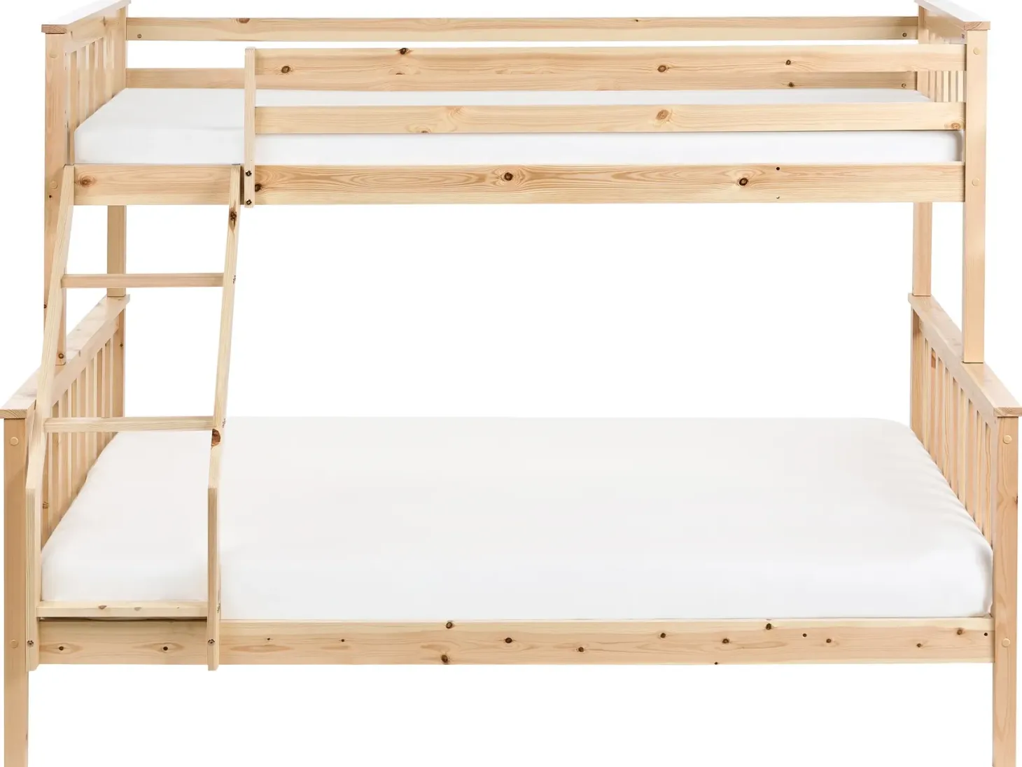 Køjeseng Fyretræ BIERNE 90/140 x 200 cm Lysebrun