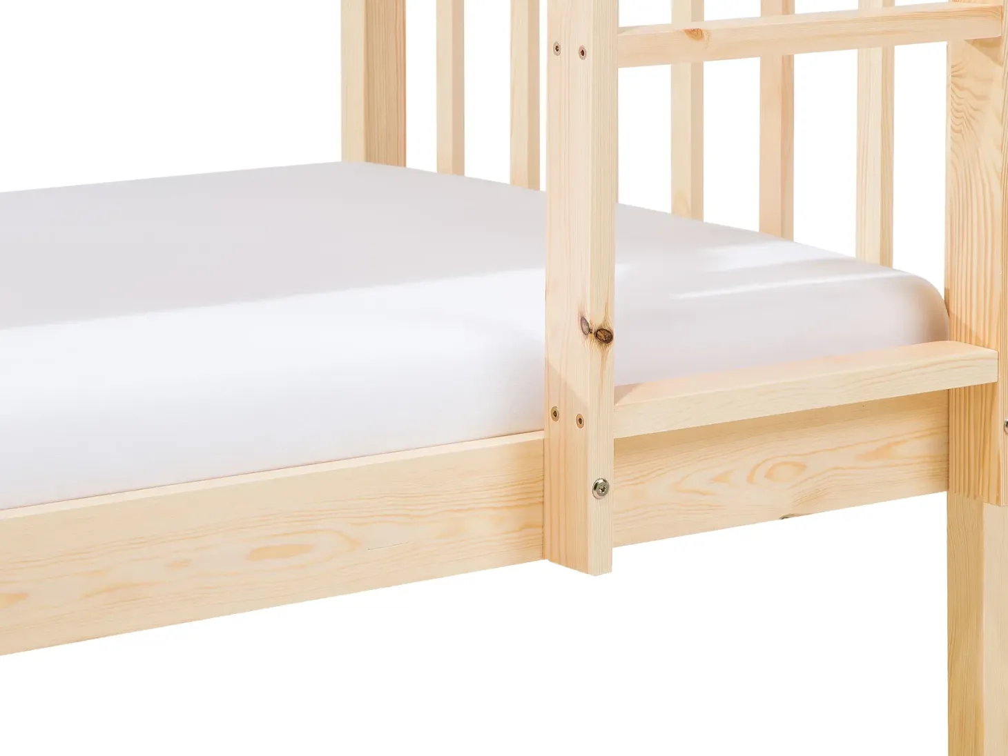 Køjeseng Fyretræ REVIN 90 x 200 cm Lysebrun