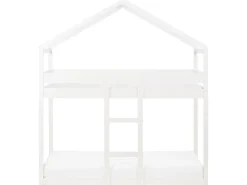 Køjeseng Hus Fyretræ LABATUT 90 x 200 cm Hvid