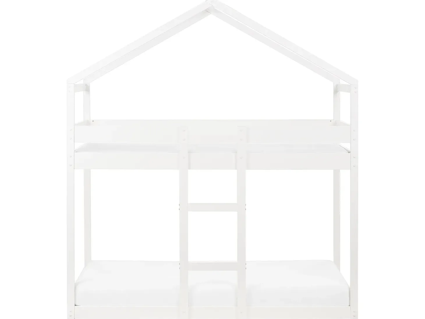 Køjeseng Hus Fyretræ LABATUT 90 x 200 cm Hvid