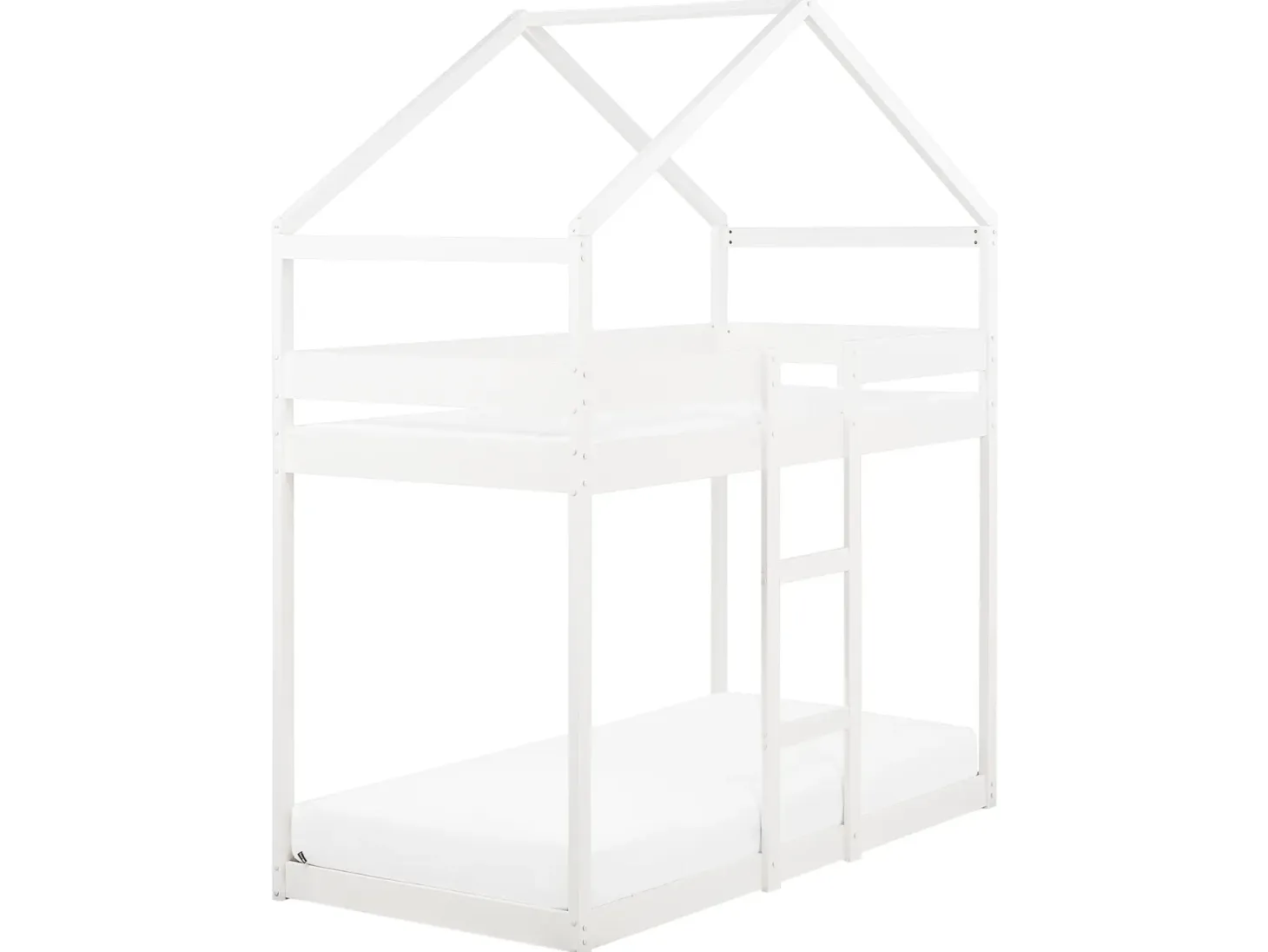 Køjeseng Hus Fyretræ LABATUT 90 x 200 cm Hvid