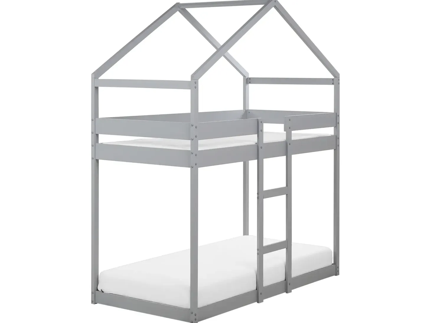 Køjeseng Hus Fyretræ LABATUT 90 x 200 cm Grå