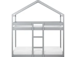 Køjeseng Hus Fyretræ LABATUT 90 x 200 cm Grå