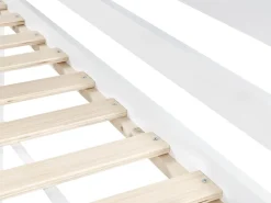 Køjeseng med skrivebord Fyretræ LOURY 90 x 200 cm Hvid
