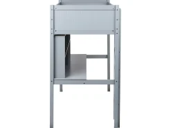 Køjeseng med skrivebord Fyretræ FOUCAMONT 90 x 200 cm Grå