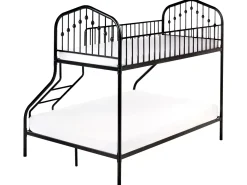 Køjeseng Metal CHAMONIX 90/140 x 200 cm Sort