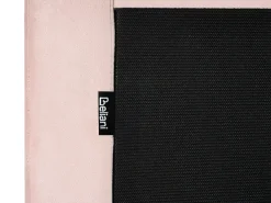Køjeseng Velour CHOCQUES 90 x 200 cm Pastellrosa