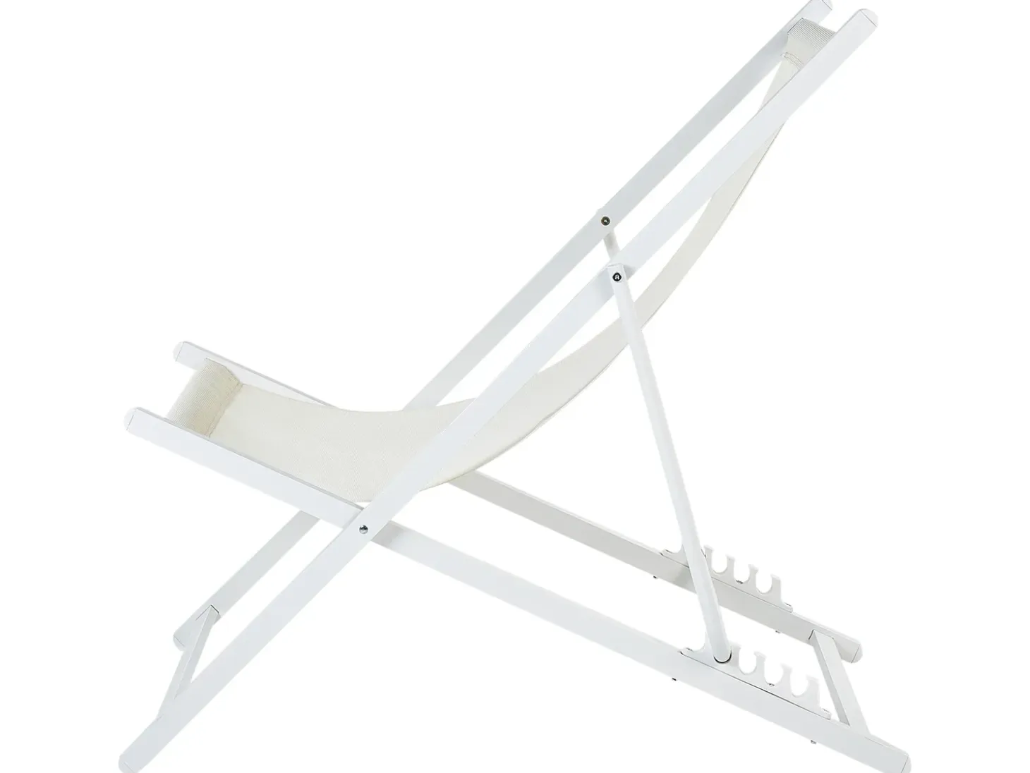 Klap dækstol LOCRI II Metal Lys Beige
