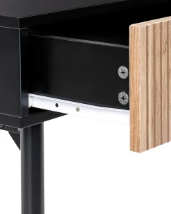 Konsolbord BLYTHE Naturlig ask Sort