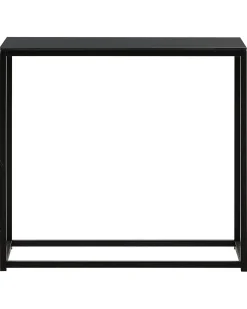 Konsolbord DELANO Hærdet glas Sort