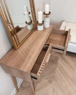 Konsolbord LYNWOOD Lysebrun