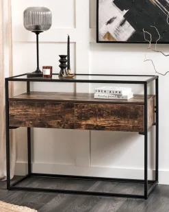Konsolbord MAUK Mørkebrun
