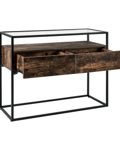 Konsolbord MAUK Mørkebrun
