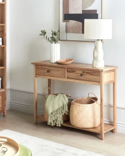 Konsolbord SALTON Sassafras træ Brun