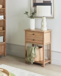Konsolbord SALTON Sassafras træ Brun