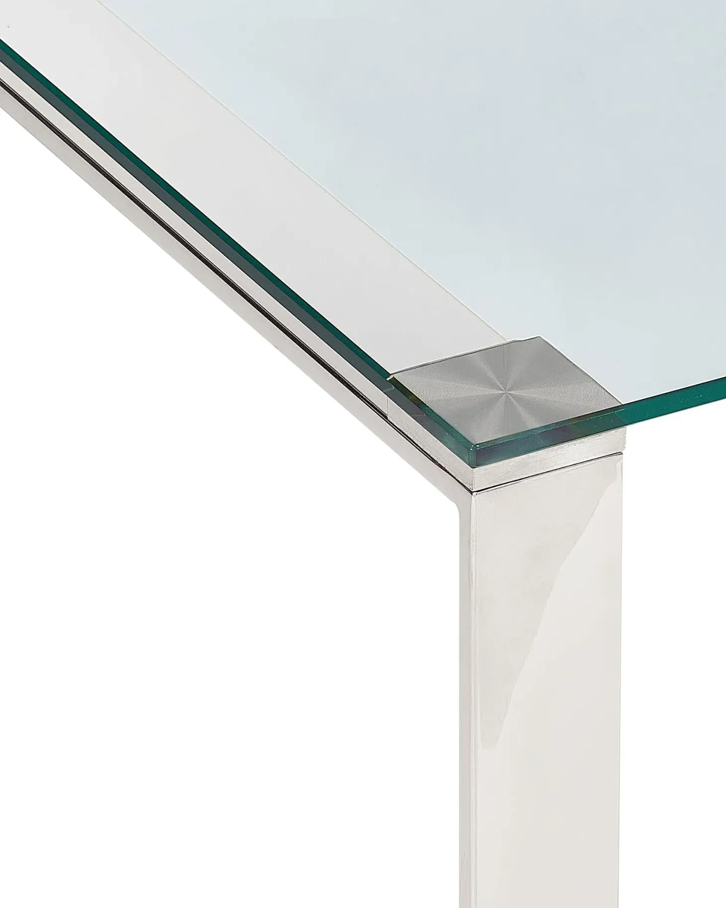 Konsolbord TILON Hærdet glas Sølv
