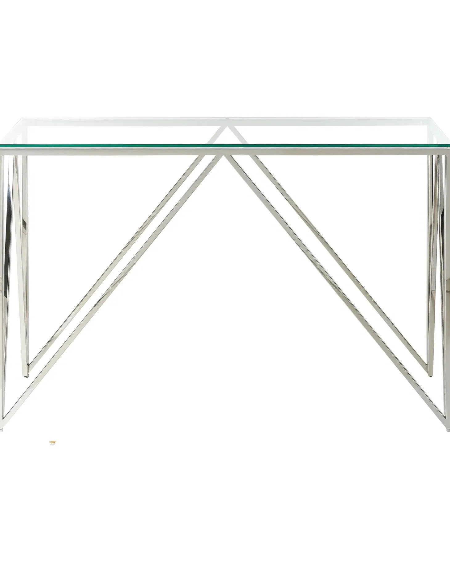 Konsolbord WESO Hærdet glas Sølv