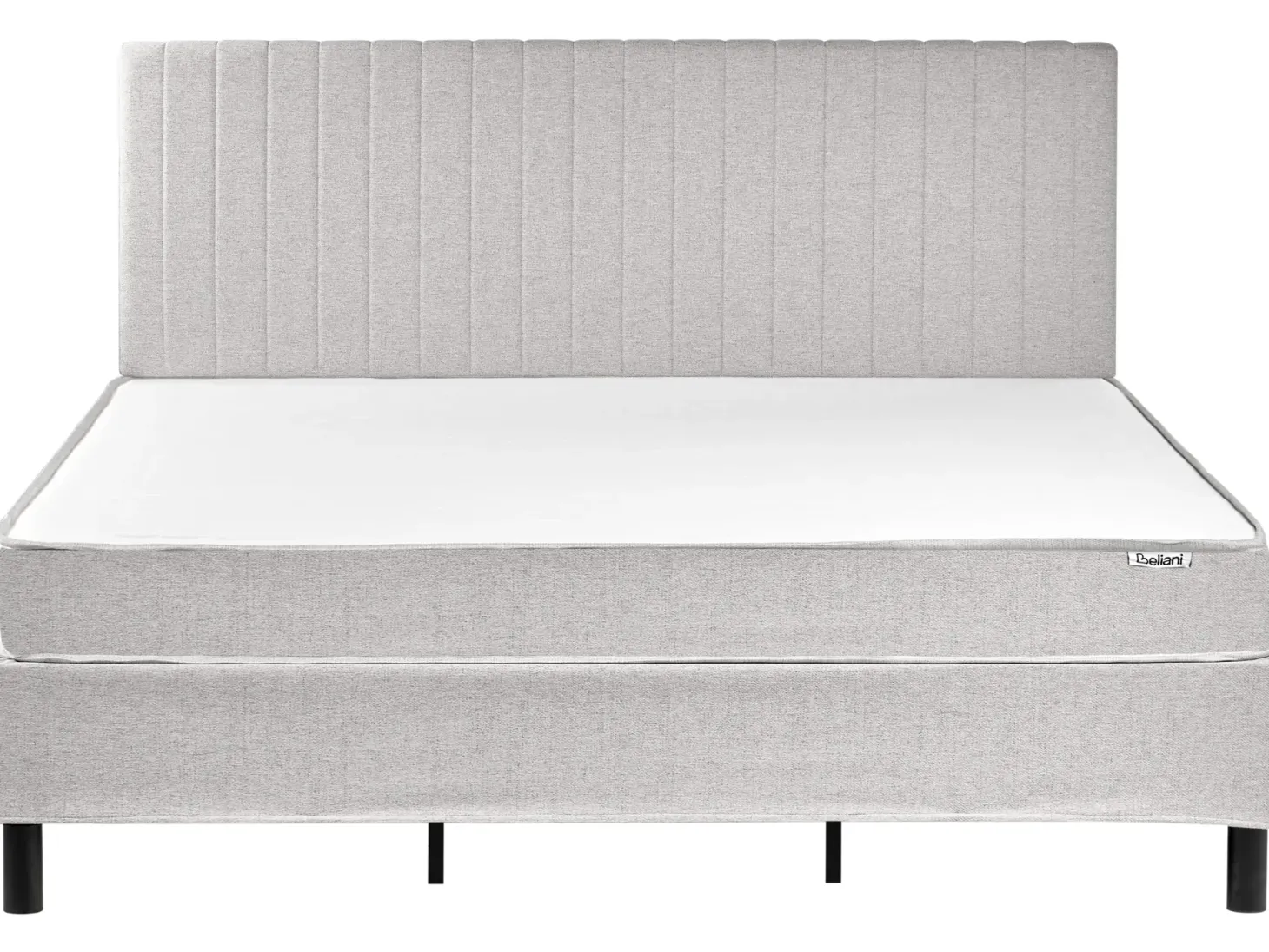 Kontinentalseng COUNTESS 180 x 200 cm Lysegrå
