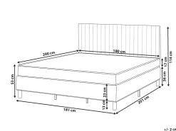 Kontinentalseng COUNTESS 180 x 200 cm Beige