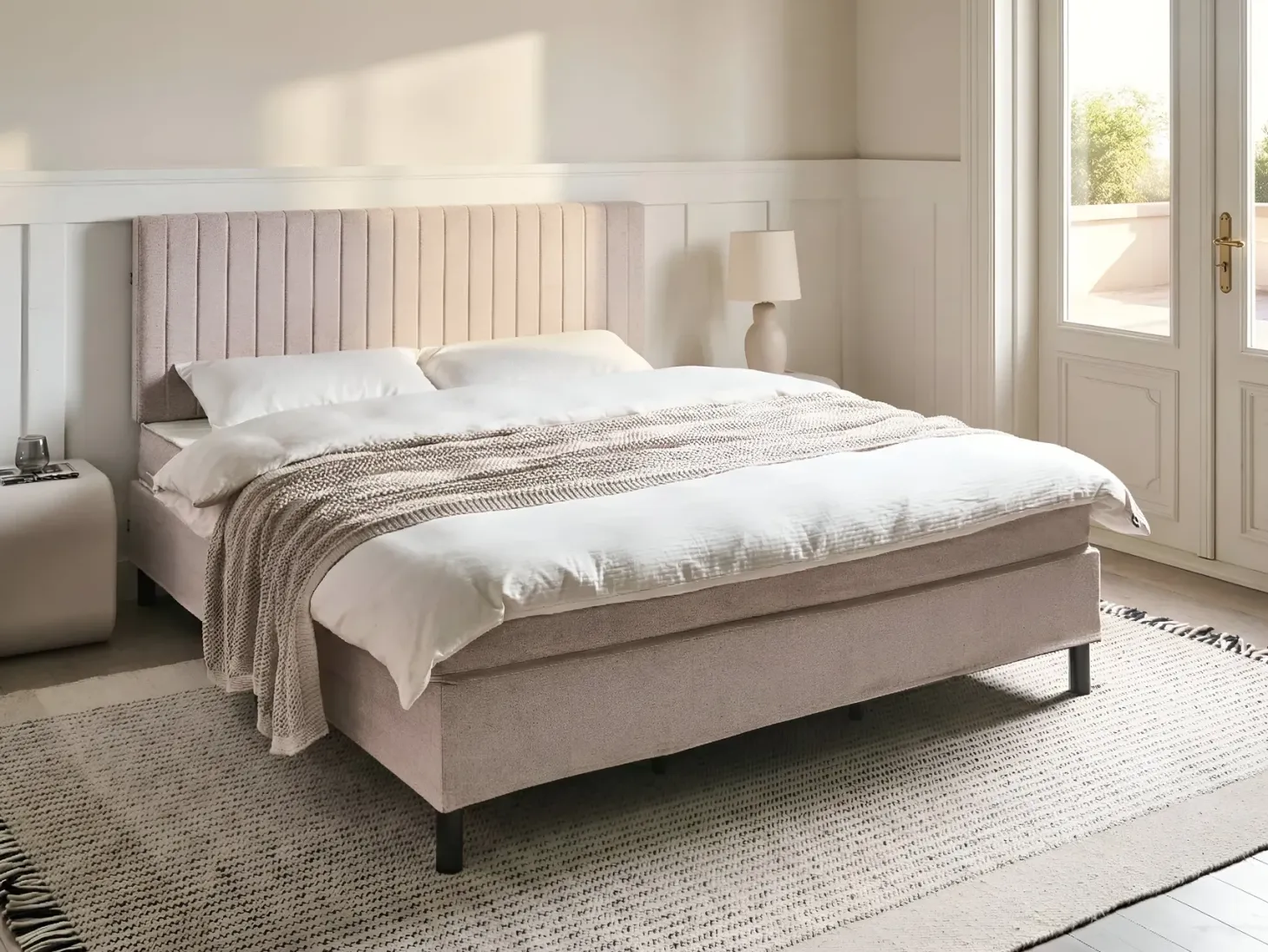 Kontinentalseng COUNTESS 180 x 200 cm Beige