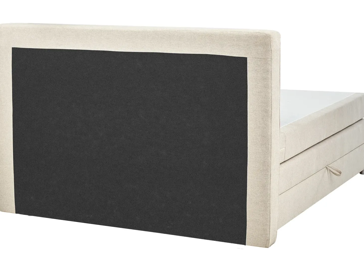 Kontinentalseng med opbevaring MINISTER Lys Beige 180 x 200 cm