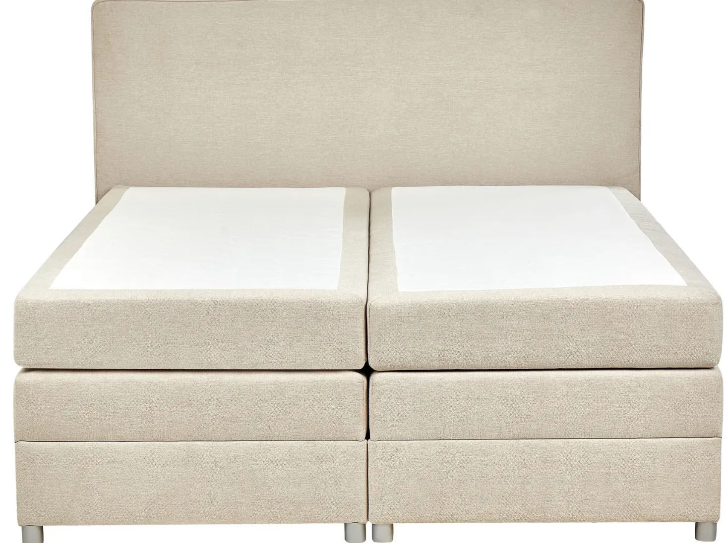 Kontinentalseng med opbevaring MINISTER Lys Beige 180 x 200 cm