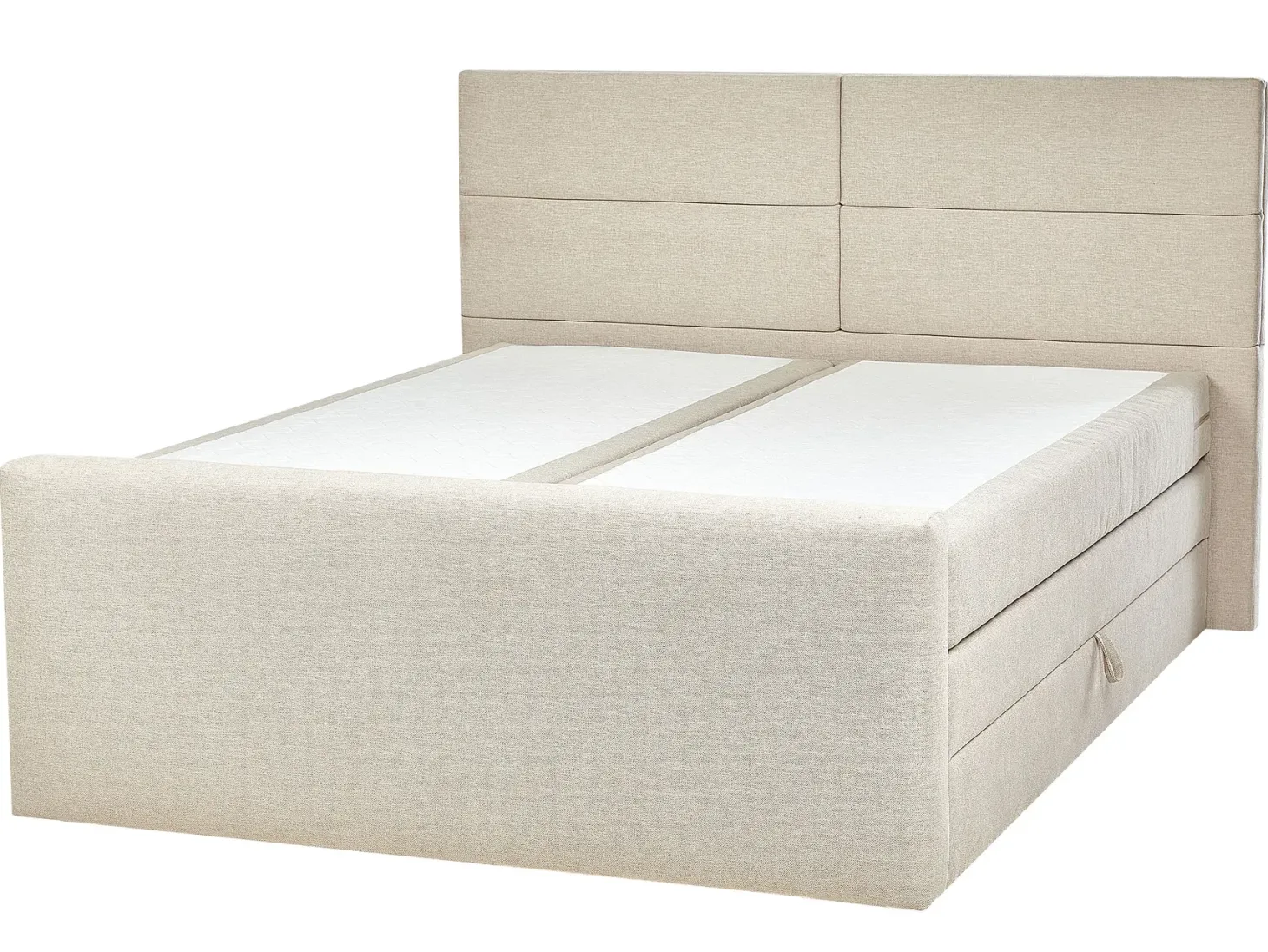 Kontinentalseng med opbevaring ARISTOCRAT Lys Beige 160 x 200 cm