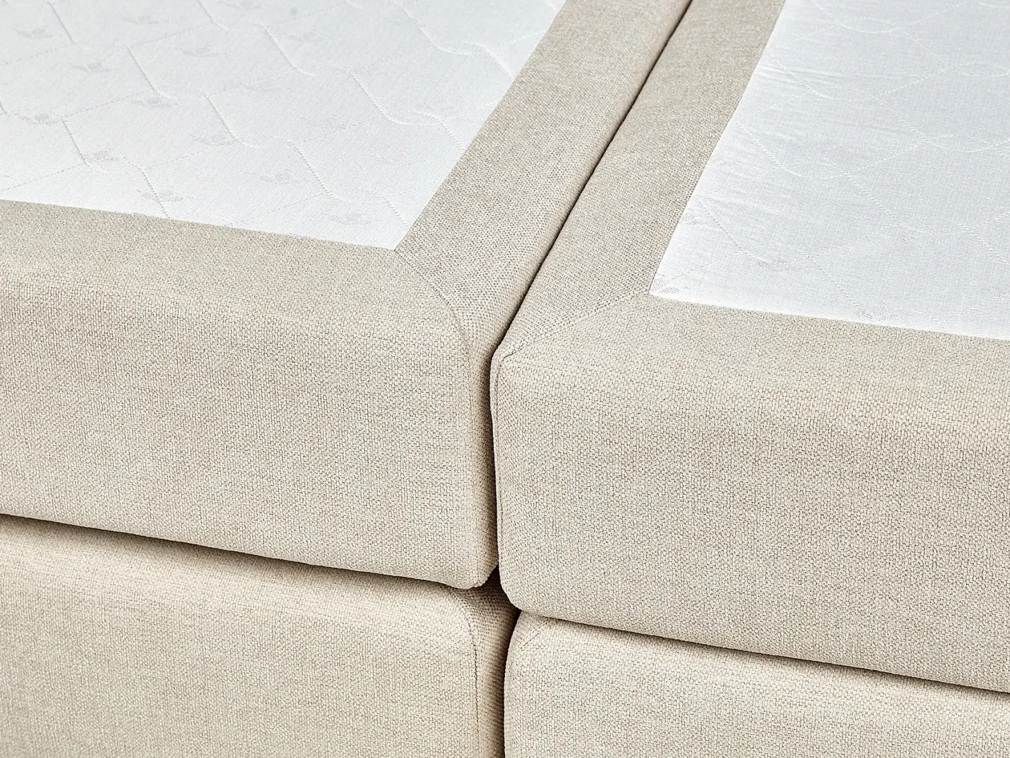 Kontinentalseng med opbevaring ARISTOCRAT Lys Beige 160 x 200 cm