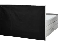 Kontinentalseng med opbevaring ARISTOCRAT Lysegrå 160 x 200 cm