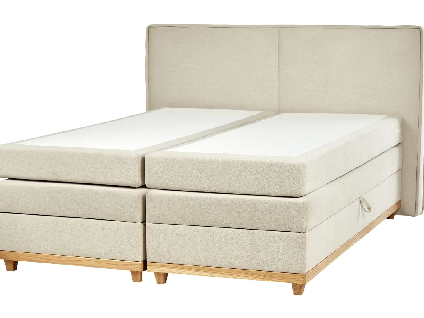 Kontinentalseng med opbevaring DYNASTY Beige 180 x 200 cm