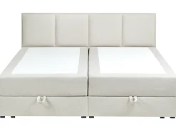 Kontinentalseng med opbevaring BARONET Cremehvid 180 x 200 cm