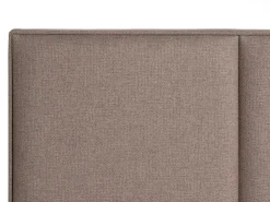 Kontinentalseng med opbevaring BARONET Brungrå 180 x 200 cm