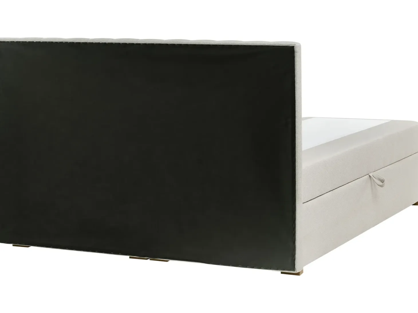 Kontinentalseng med opbevaring ESQUIRE Cremehvid 180 x 200 cm