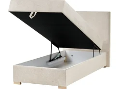 Kontinentalseng med opbevaring MAJOR Lys Beige 90 x 200 cm
