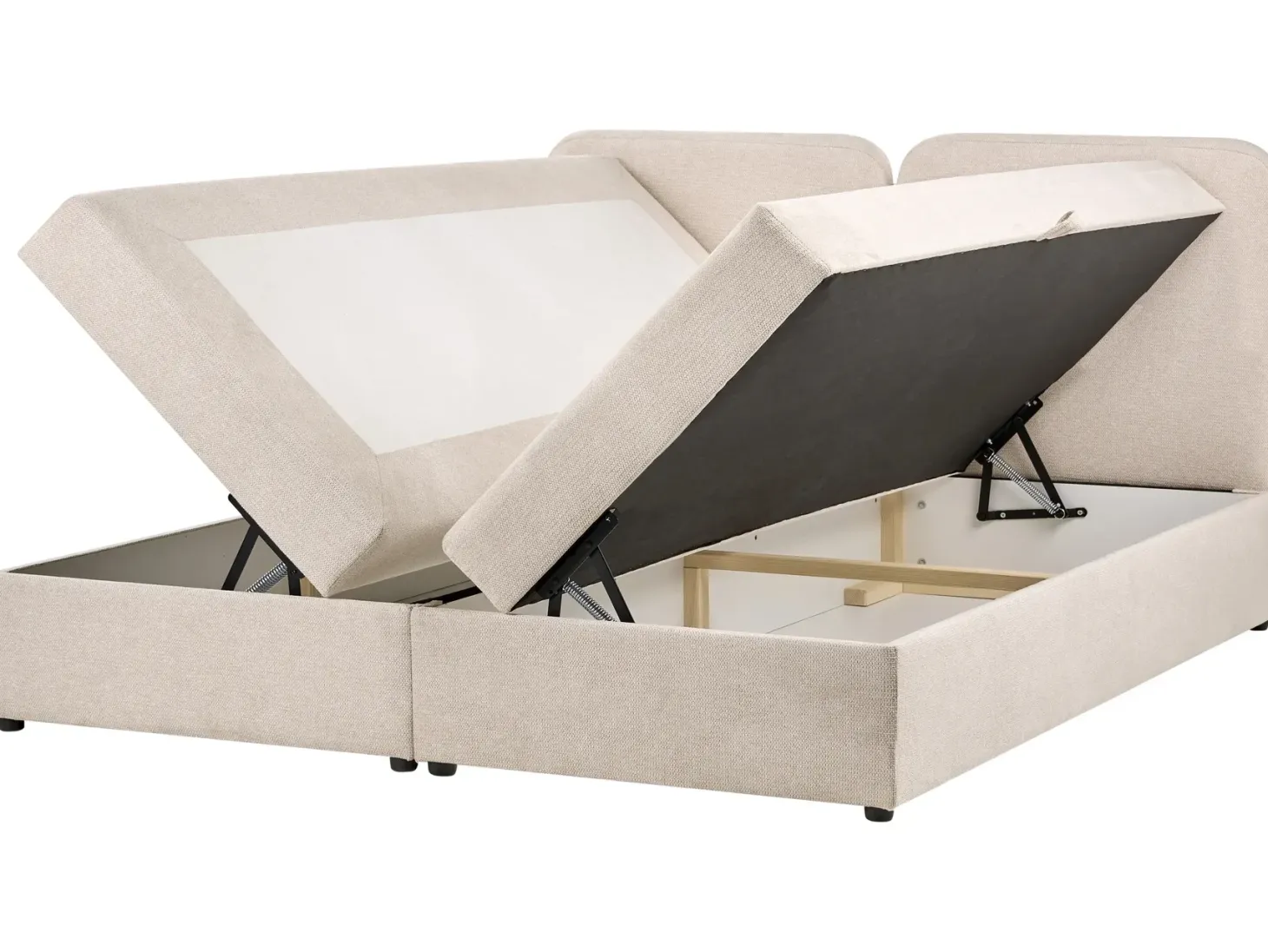 Kontinentalseng med opbevaring CHANCELLOR Lys Beige 180 x 200 cm
