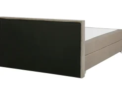 Kontinentalseng Velour CONSUL 160 x 200 cm Lys Beige