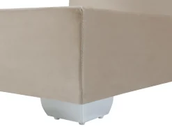 Kontinentalseng Velour CONSUL 160 x 200 cm Lys Beige