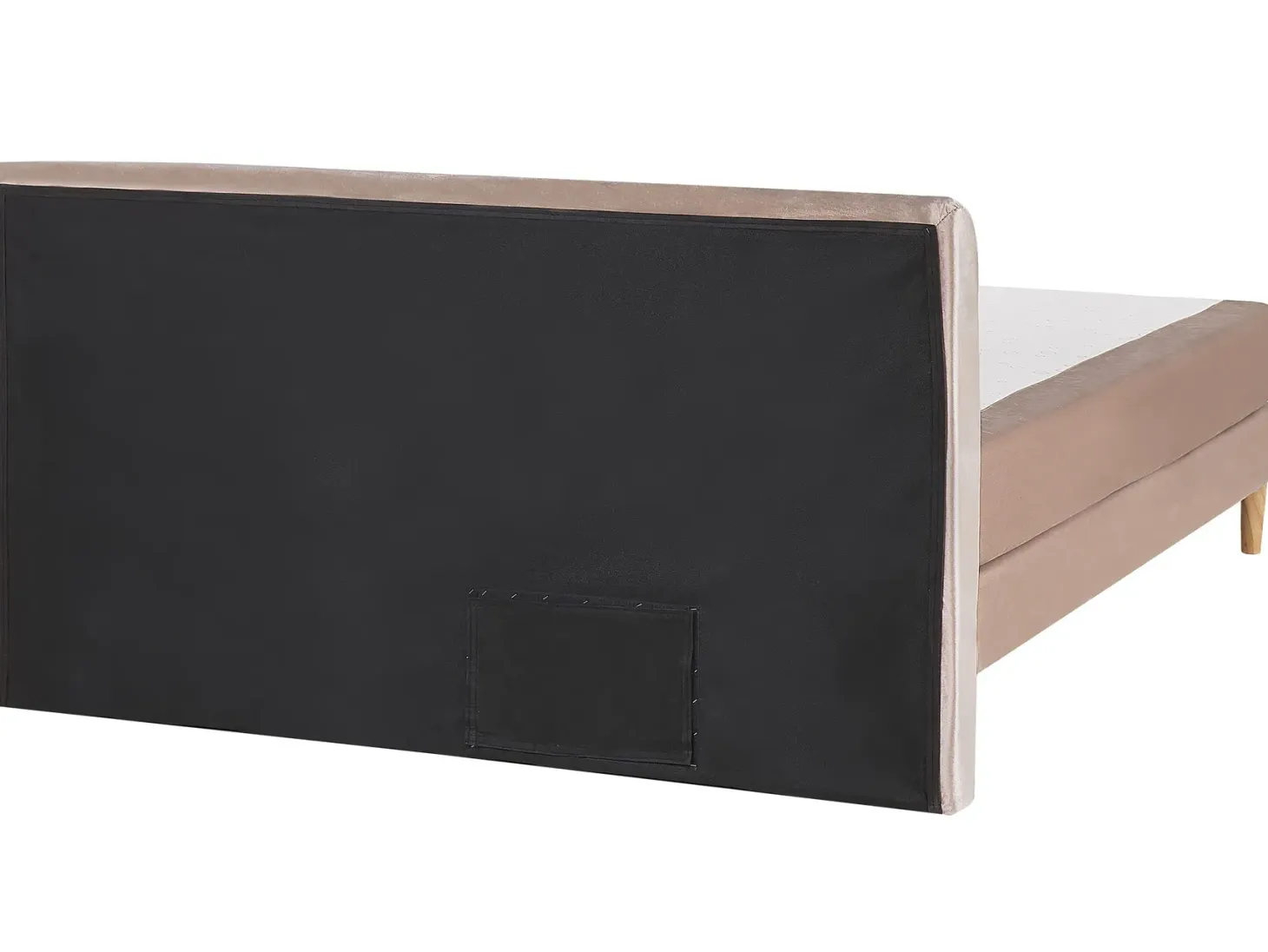 Kontinentalseng Velour MARQUISE 180 x 200 cm Beige