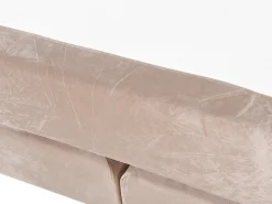 Kontinentalseng Velour MARQUISE 180 x 200 cm Beige