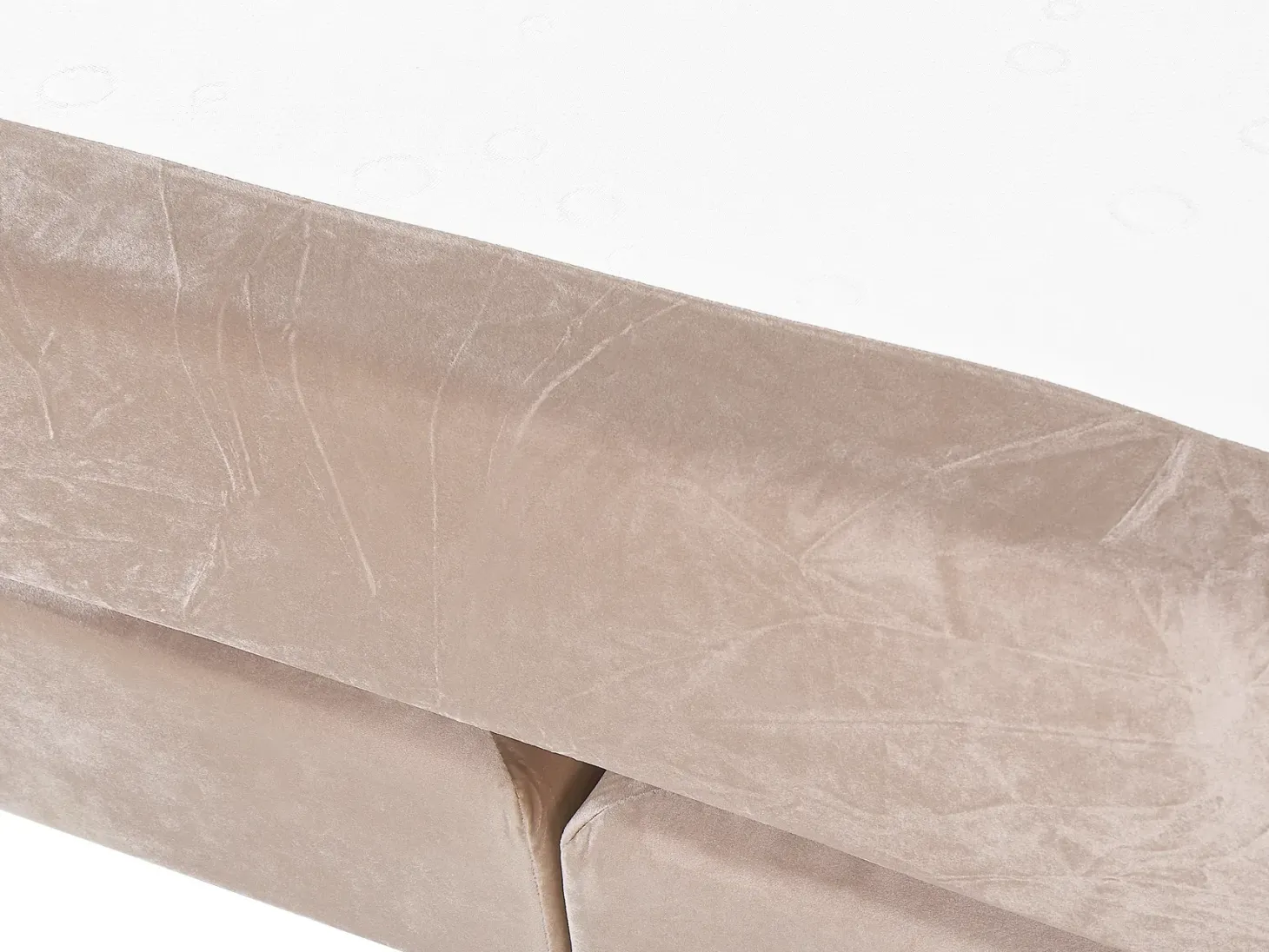 Kontinentalseng Velour MARQUISE 180 x 200 cm Beige