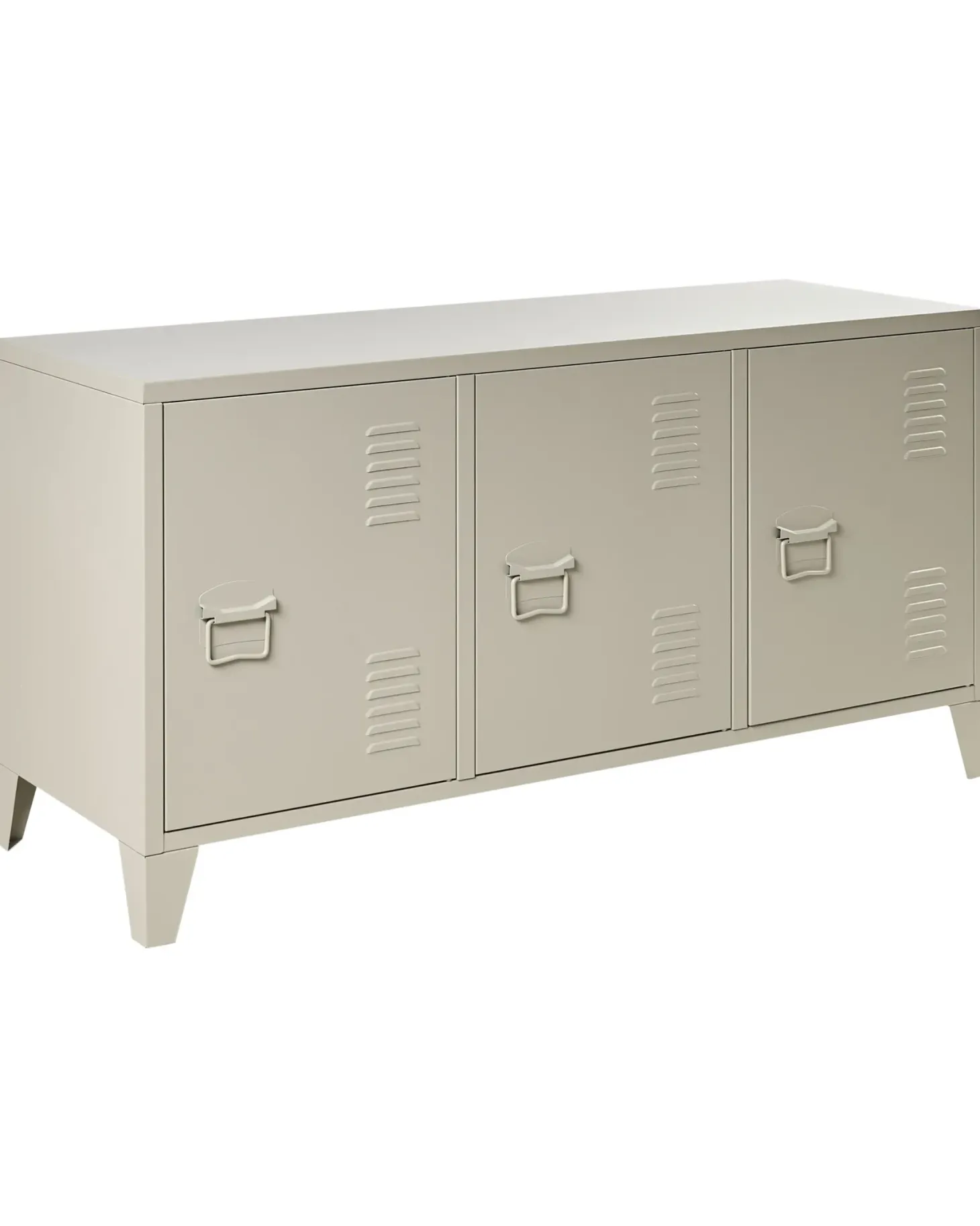 Kontorskab CARDIFF Metal Lys Beige