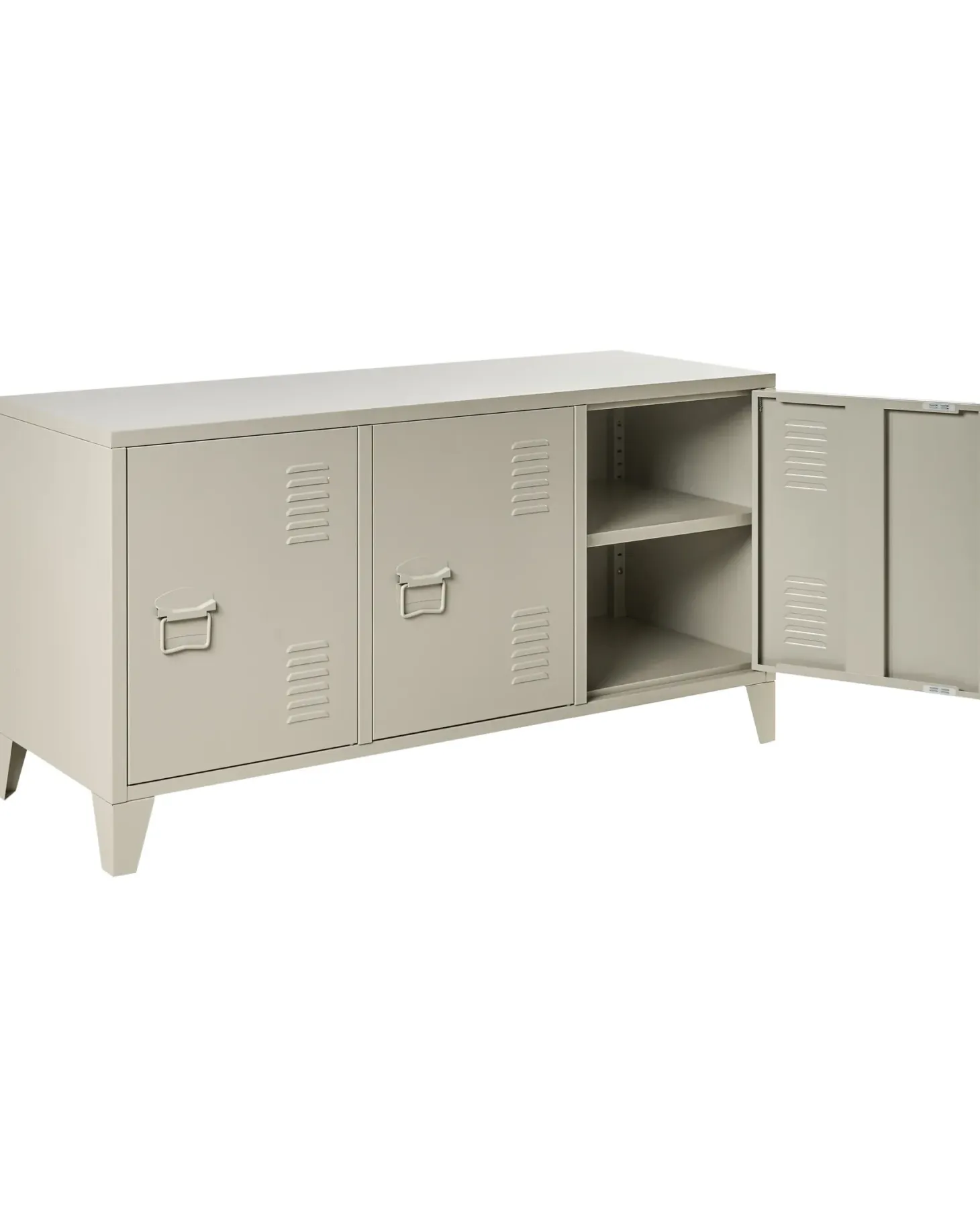Kontorskab CARDIFF Metal Lys Beige