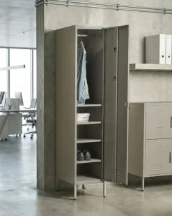 Kontorskab FROME Metal Lys Beige