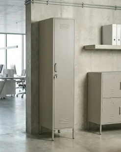 Kontorskab FROME Metal Lys Beige