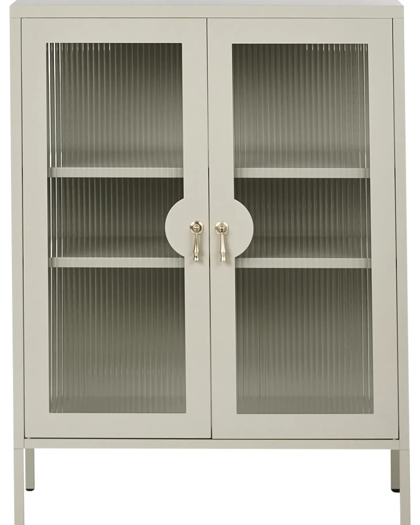 Kontorskab GLEORA Metal Lys Beige