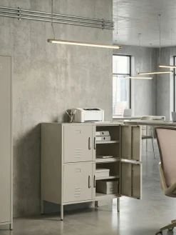 Kontorskab HOLBECK Metal Lys Beige