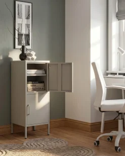 Kontorskab HURON Metal Lys Beige