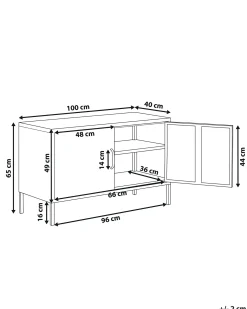 Kontorskab URIA Metal Sort