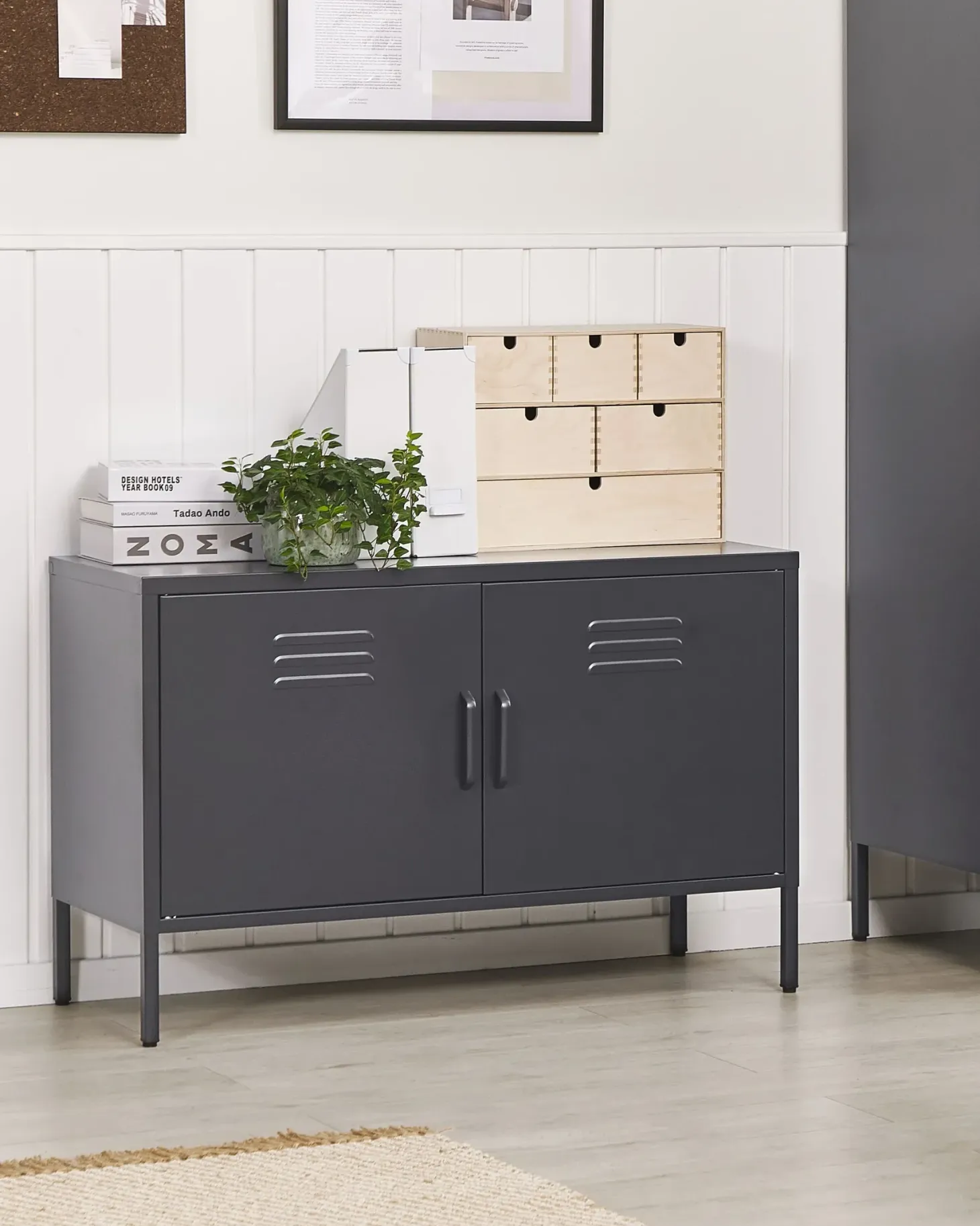 Kontorskab URIA Metal Sort